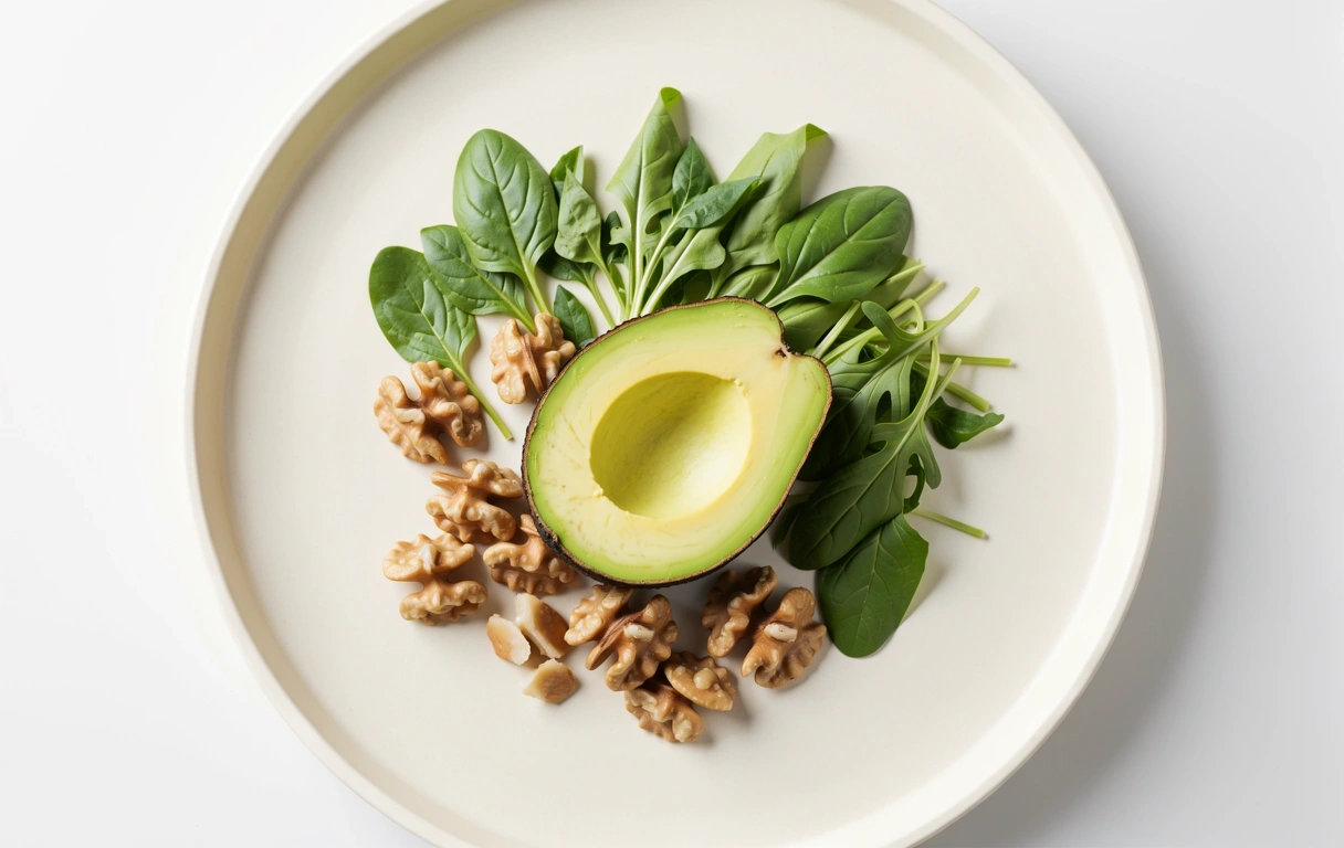 Frische gesunde Zutaten für präzise Ernährungspläne